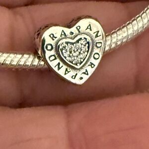 Pandora Silver Heart Charm